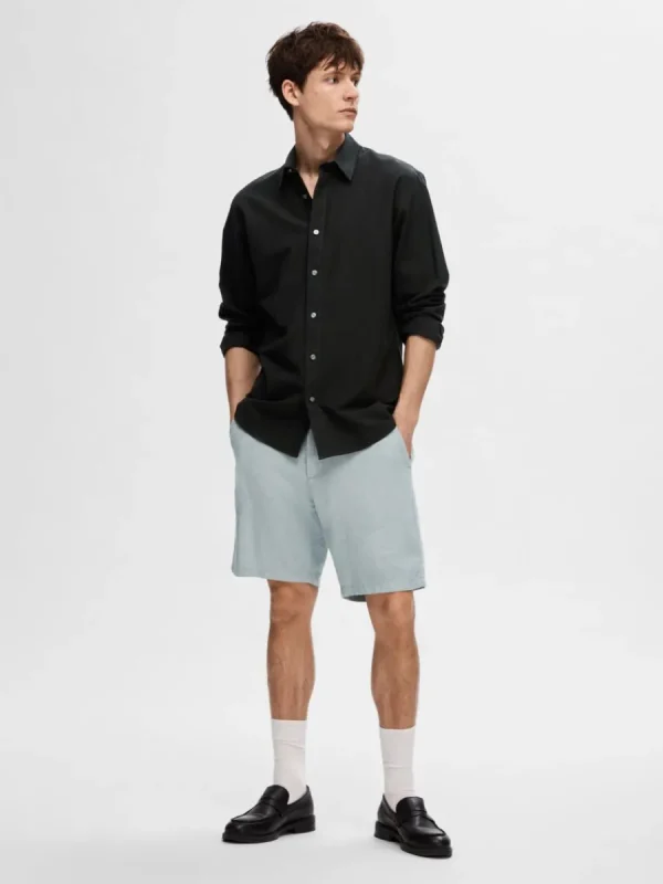SELECTED COMFORT FIT SHORTS Blue Outlet