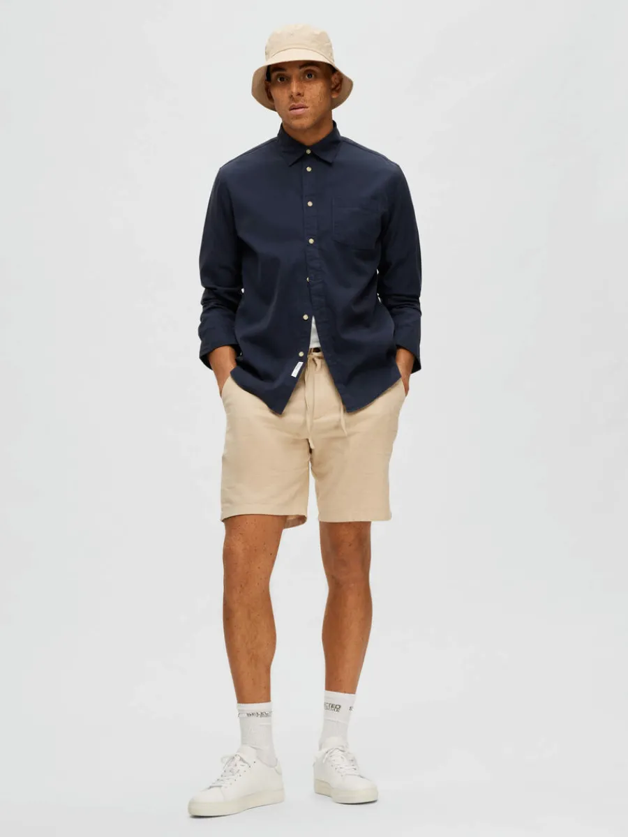 comfort_fit_shorts_3-1.webp SELECTED COMFORT FIT SHORTS Beige Cheap
