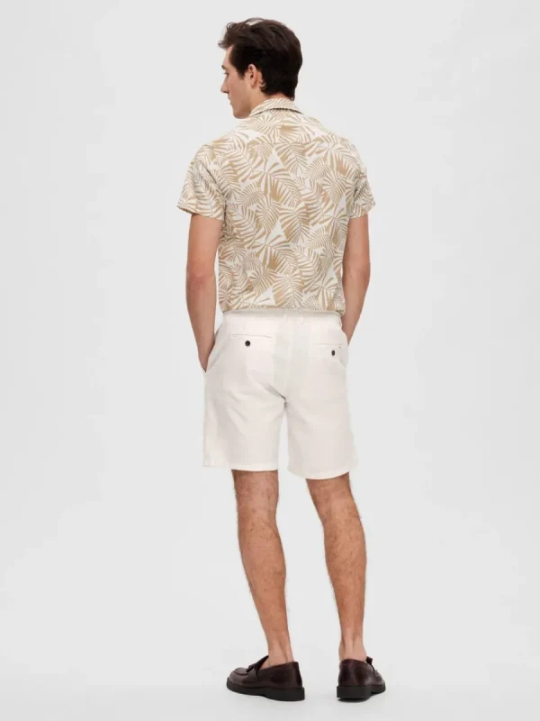 SELECTED COMFORT FIT SHORTS White Best Sale