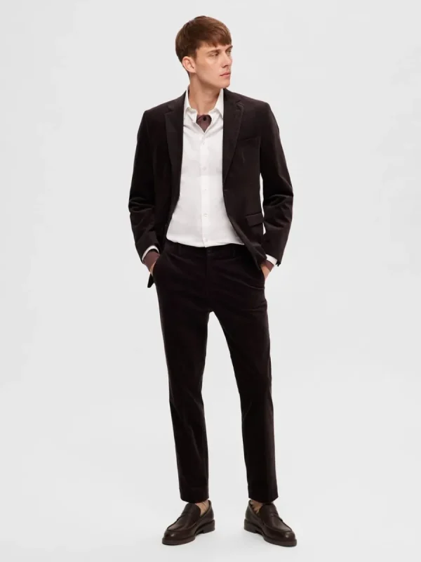 SELECTED CORDUROY BYXOR Brown Fashion