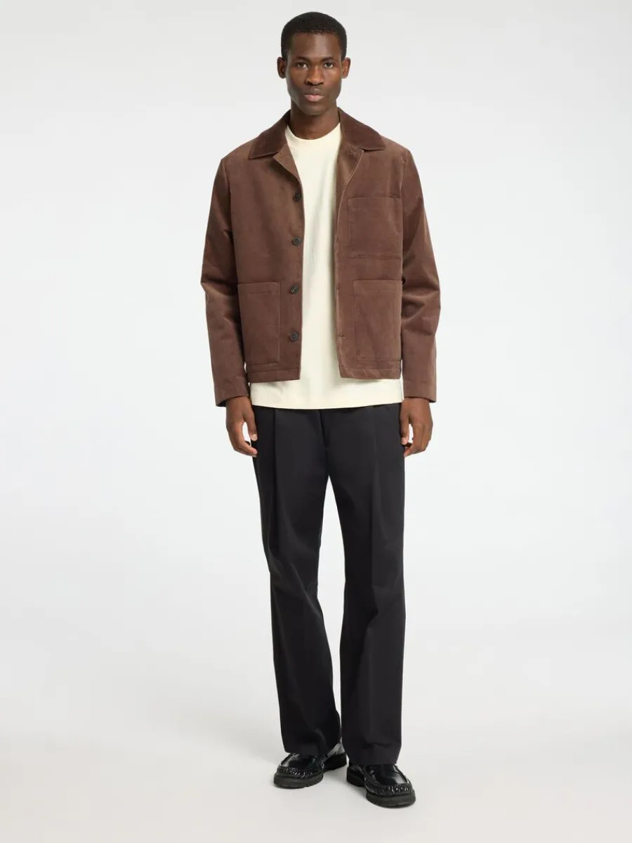 corduroy_kavaj_2.webp SELECTED CORDUROY KAVAJ Brown New