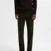 SELECTED CORDUROY RAKA BYXOR Green Online