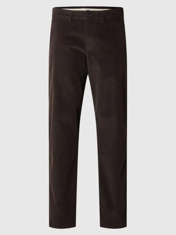 SELECTED CORDUROY RAKA BYXOR Brown Store
