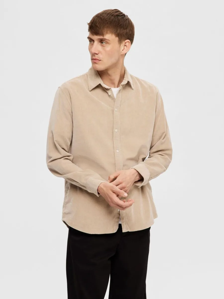 corduroy_skjorta_0-2.webp SELECTED CORDUROY SKJORTA Beige Outlet