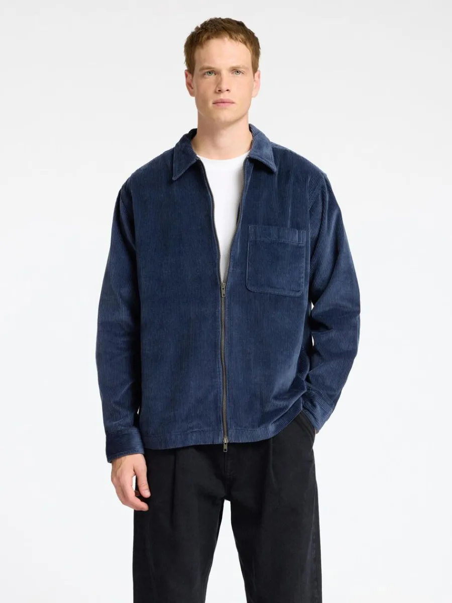 corduroy_verskjorta_0.webp SELECTED CORDUROY ÖVERSKJORTA Blue Store