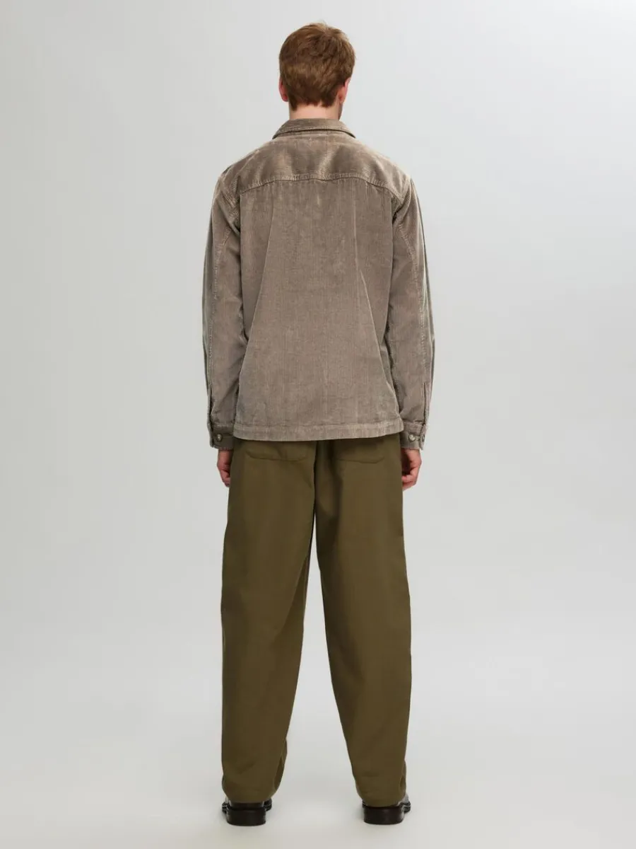 corduroy_verskjorta_1-1.webp SELECTED CORDUROY ÖVERSKJORTA Brown Cheap