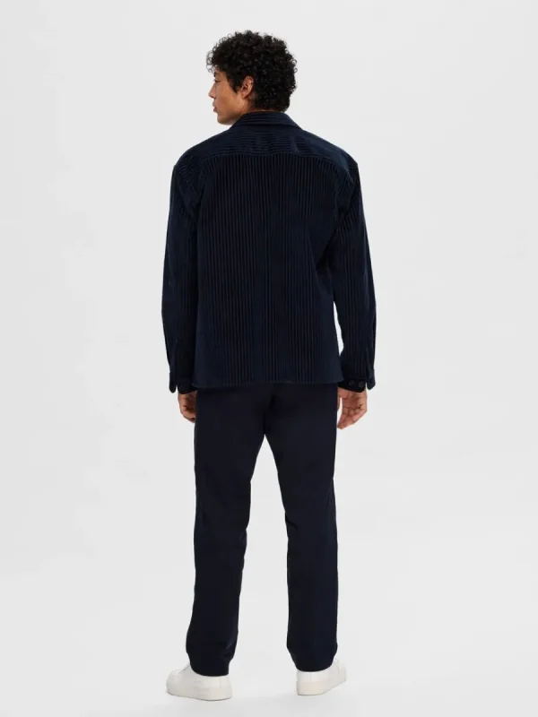 SELECTED CORDUROY ÖVERSKJORTA Blue Online