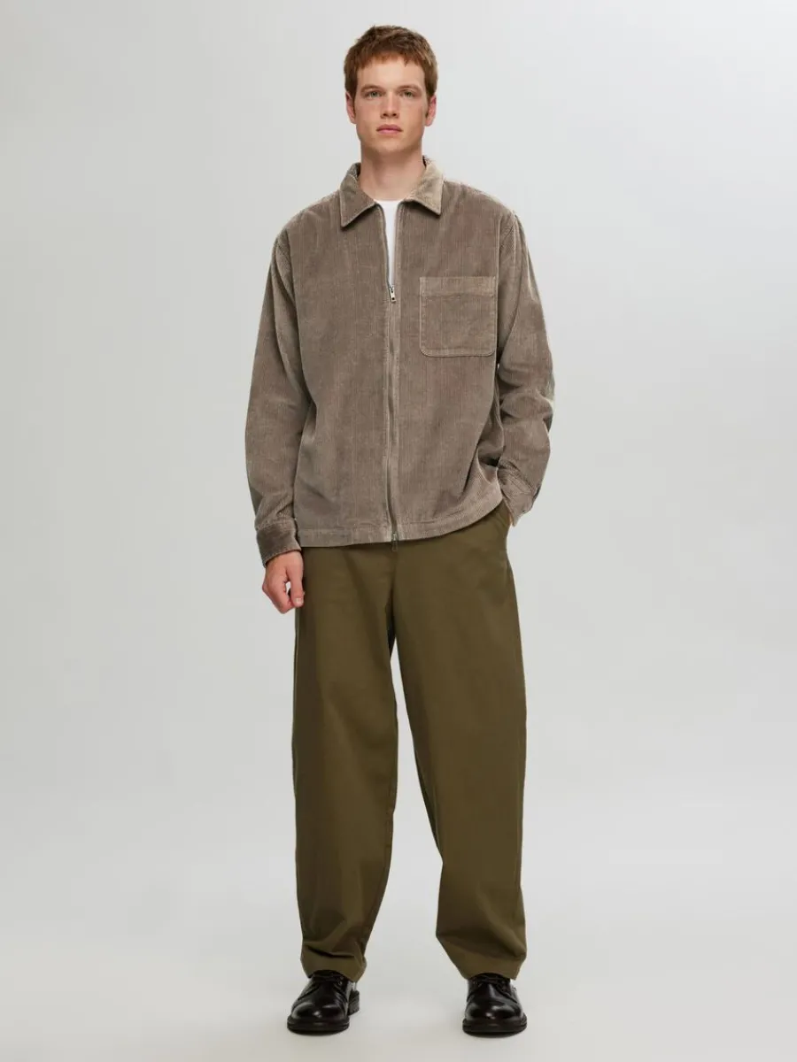 corduroy_verskjorta_2-1.webp SELECTED CORDUROY ÖVERSKJORTA Brown Cheap