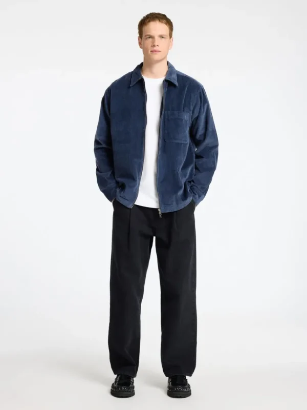 SELECTED CORDUROY ÖVERSKJORTA Blue Store