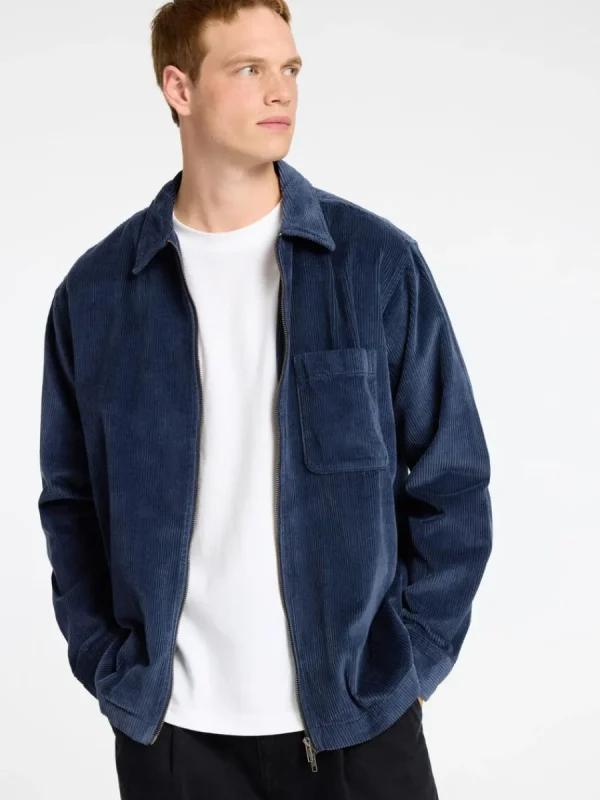 SELECTED CORDUROY ÖVERSKJORTA Blue Store