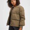 SELECTED CURVE PUFFERJACKA Green Cheap