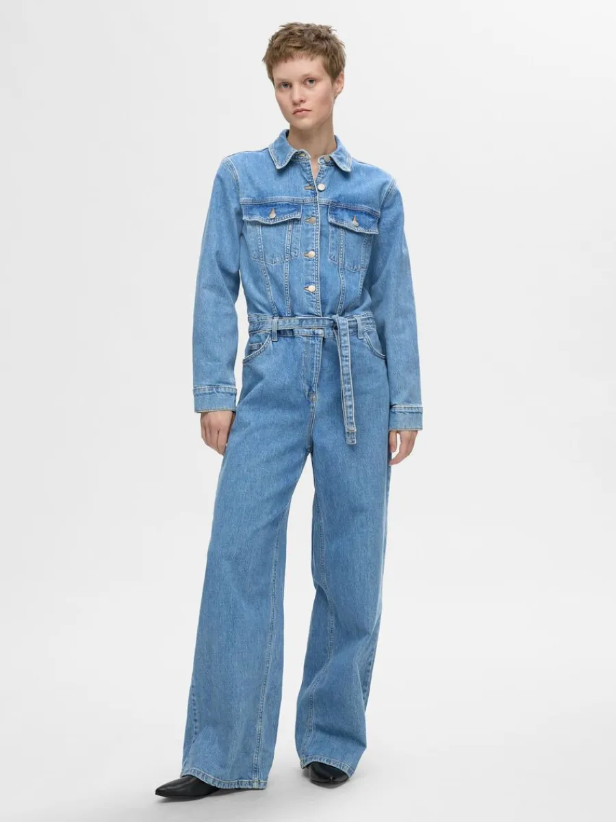 denim_jumpsuit_1.webp SELECTED DENIM JUMPSUIT Blue Discount