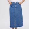 SELECTED DENIM MIDIKJOL Blue Best Sale
