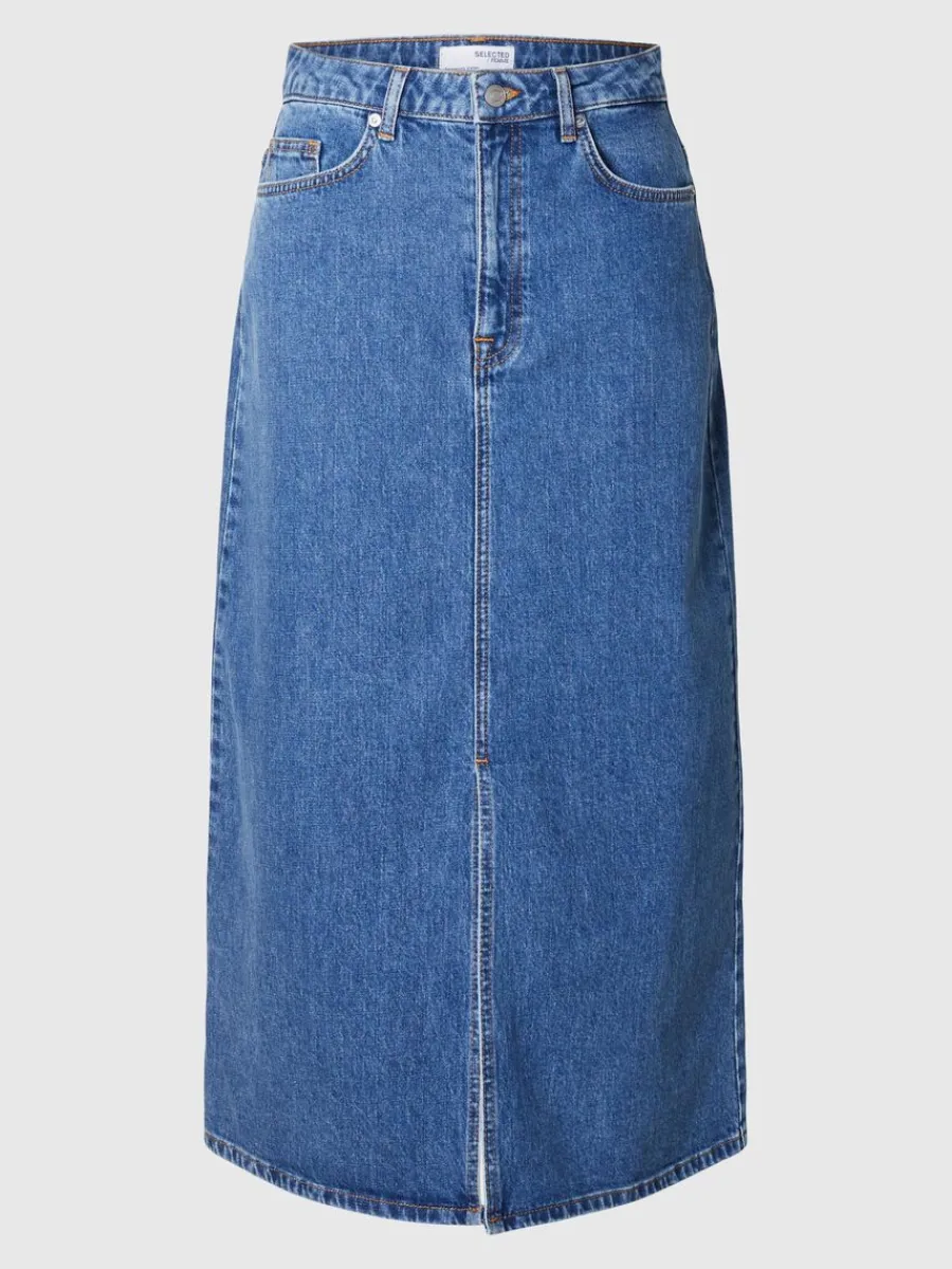 denim_midikjol_2-1.webp SELECTED DENIM MIDIKJOL Blue Best Sale