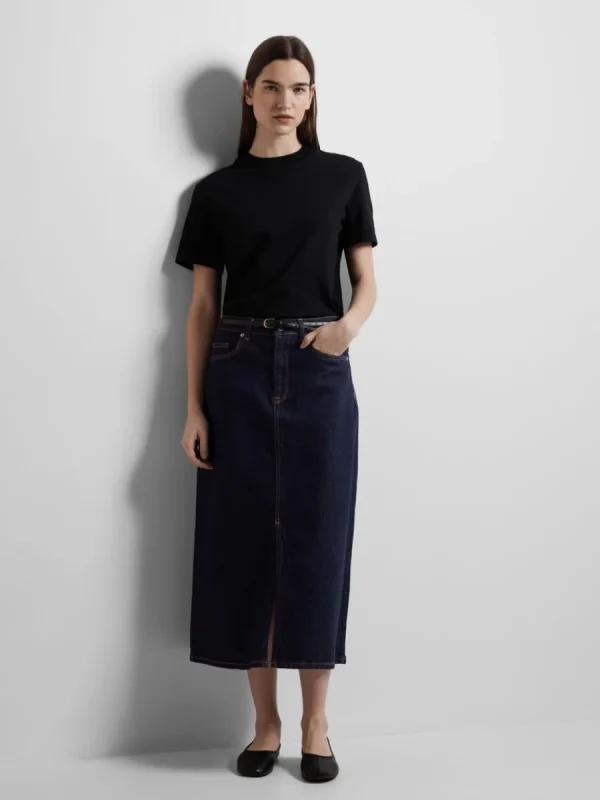 SELECTED DENIM MIDIKJOL Blue Best Sale