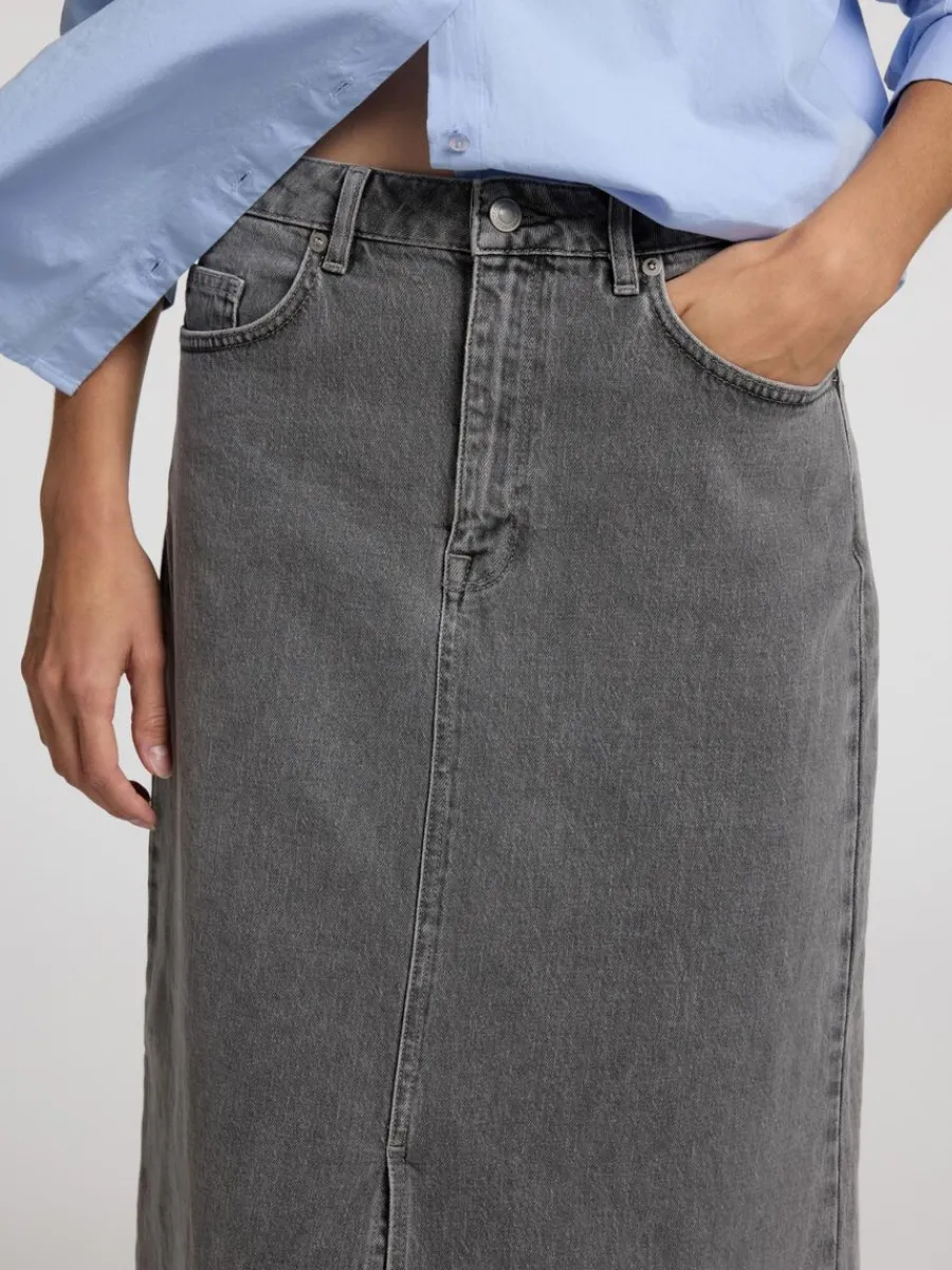denim_midikjol_6-1.webp SELECTED DENIM MIDIKJOL Grey Cheap