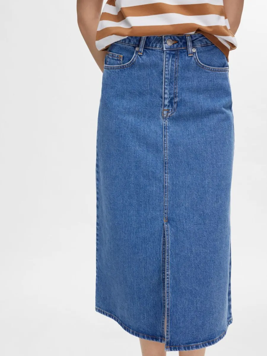 denim_midikjol_6.webp SELECTED DENIM MIDIKJOL Blue Best Sale