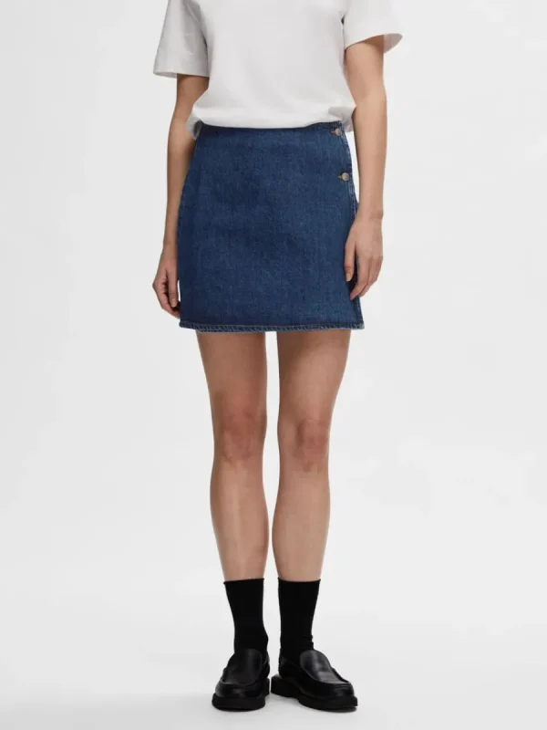 SELECTED DENIM OMLOTTKJOL Blue Sale