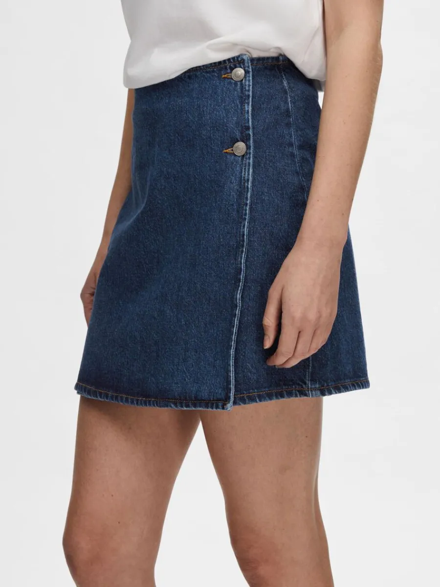 denim_omlottkjol_4.webp SELECTED DENIM OMLOTTKJOL Blue Sale