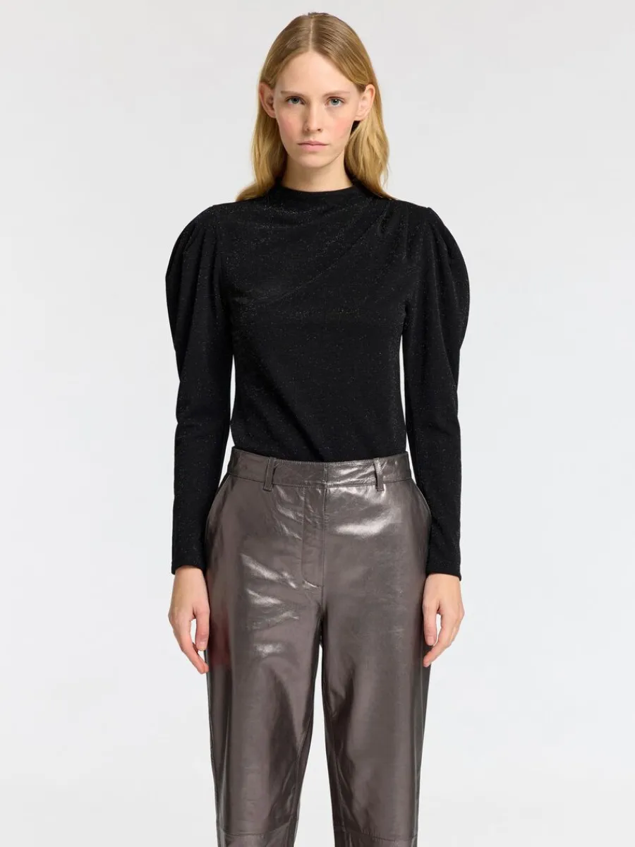 draperad_lngrmad_topp_0-3.webp SELECTED DRAPERAD LÅNGÄRMAD TOPP Black Flash Sale