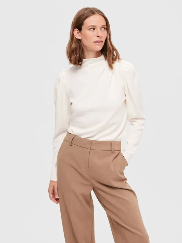 SELECTED DRAPERAD TOPP White Outlet
