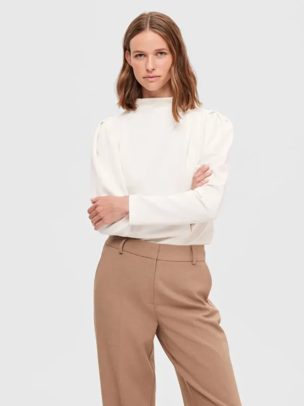 SELECTED DRAPERAD TOPP White Outlet