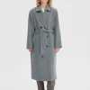 SELECTED DUBBELKNÄPPT KAPPA Grey Outlet