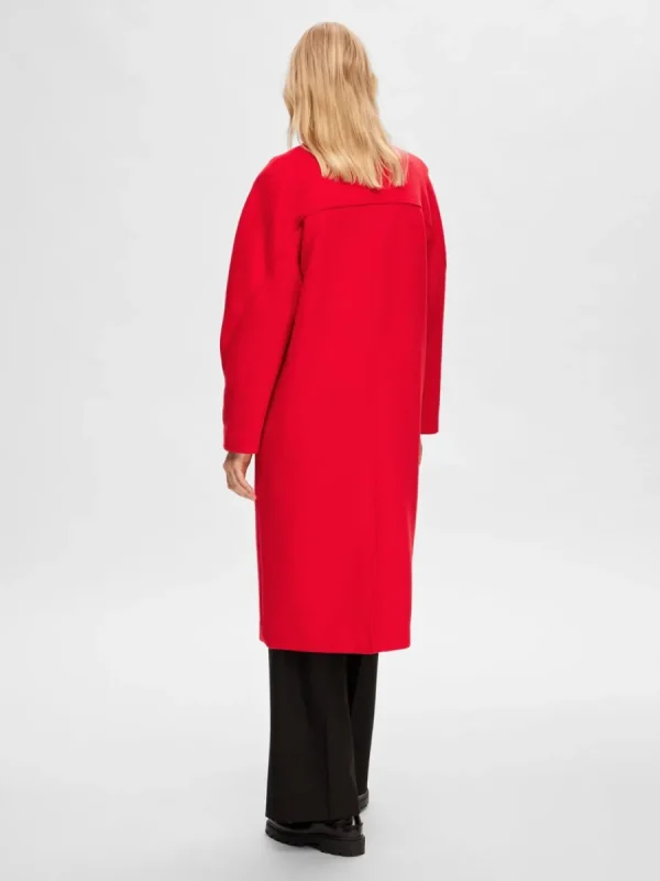 SELECTED DUBBELKNÄPPT KAPPA Red Online