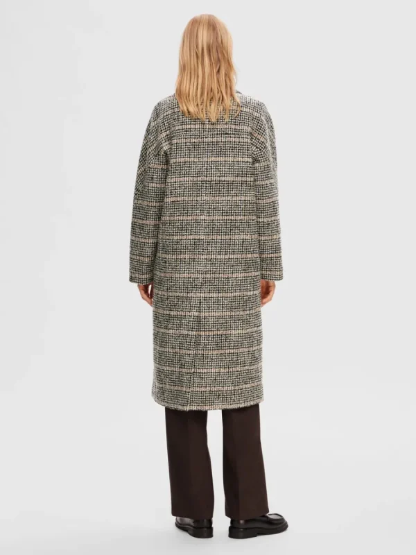 SELECTED DUBBELKNÄPPT KAPPA Black Cheap