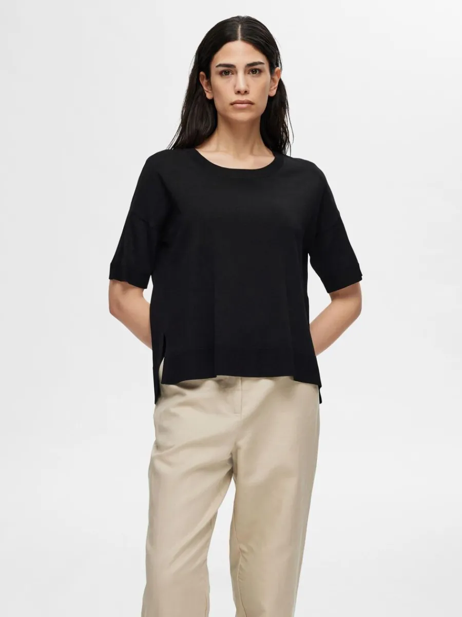 enkel__tshirt_0-1.webp SELECTED ENKEL - T-SHIRT Black Store