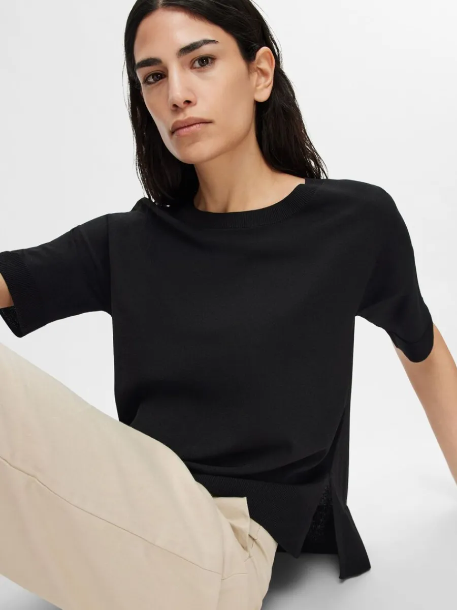 enkel__tshirt_2-1.webp SELECTED ENKEL - T-SHIRT Black Store