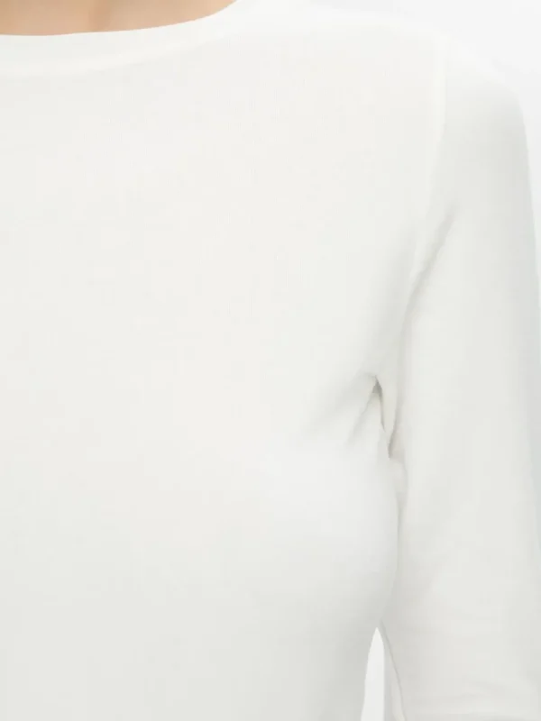 SELECTED ENKEL LÅNGÄRMAD T-SHIRT White Cheap