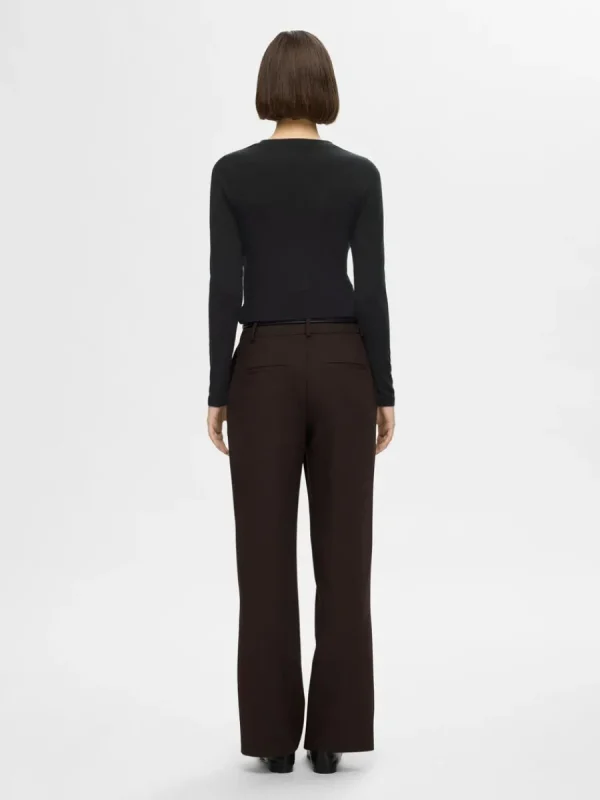 SELECTED ENKEL LÅNGÄRMAD T-SHIRT Black Clearance