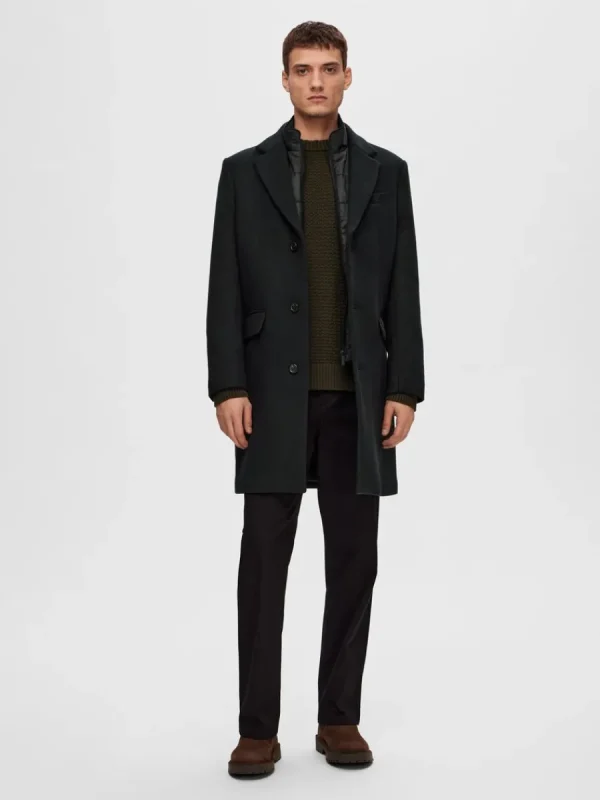 SELECTED ENKELKNÄPPT 2-I-1 KAPPA Black Flash Sale
