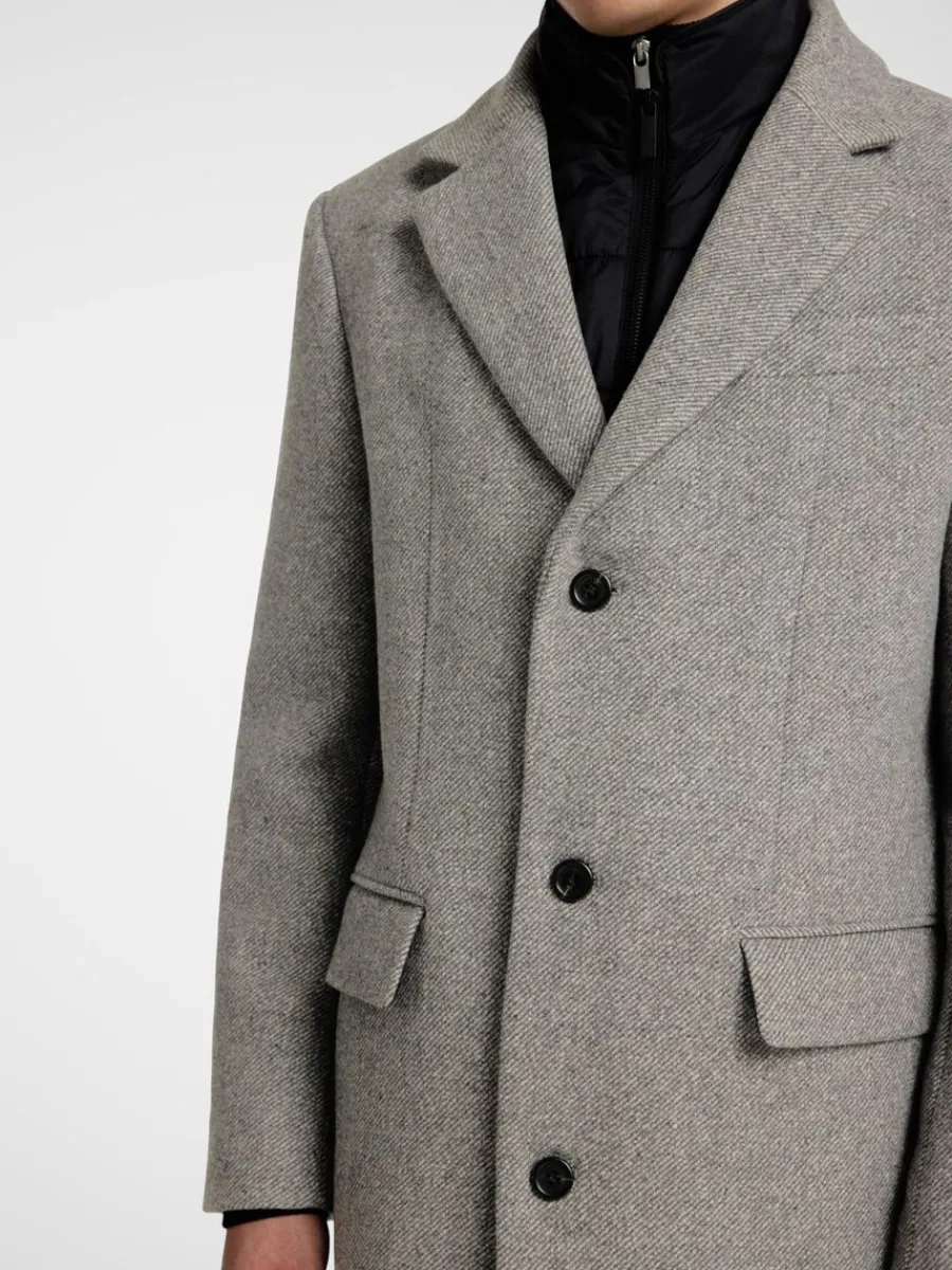 enkelknppt_i_kappa_5.webp SELECTED ENKELKNÄPPT 2-I-1 KAPPA Grey Shop