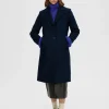 SELECTED ENKELKNÄPPT KAPPA Blue Store
