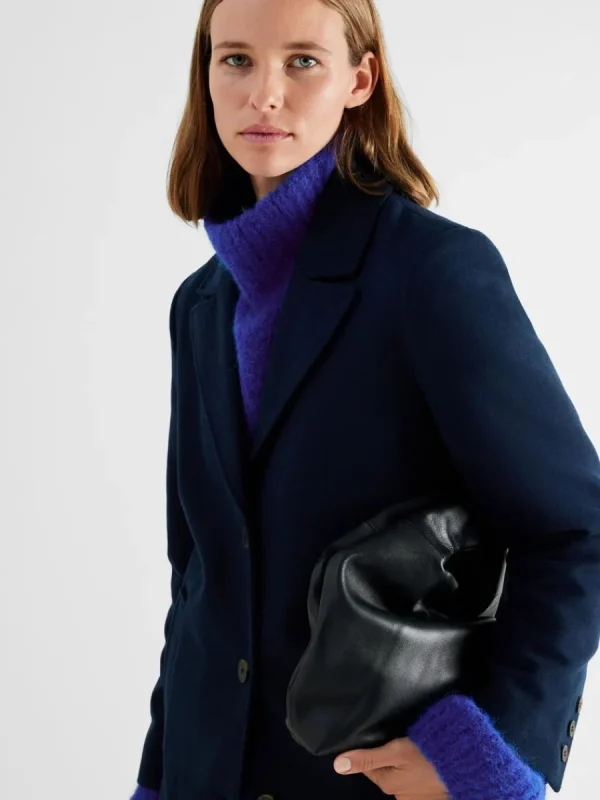 SELECTED ENKELKNÄPPT KAPPA Blue Store