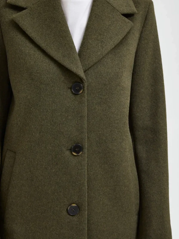 SELECTED ENKELKNÄPPT KAPPA Green New