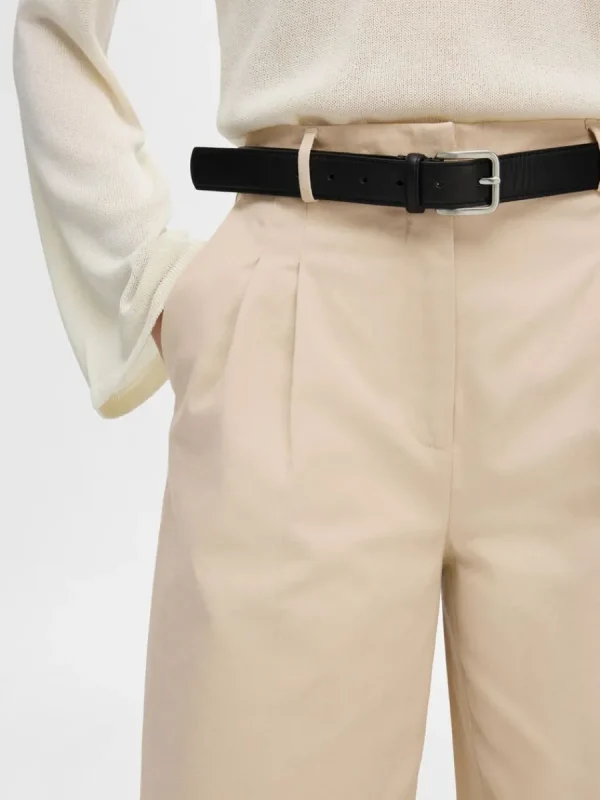 SELECTED EXTRA VID PASSFORM BYXOR Beige Shop