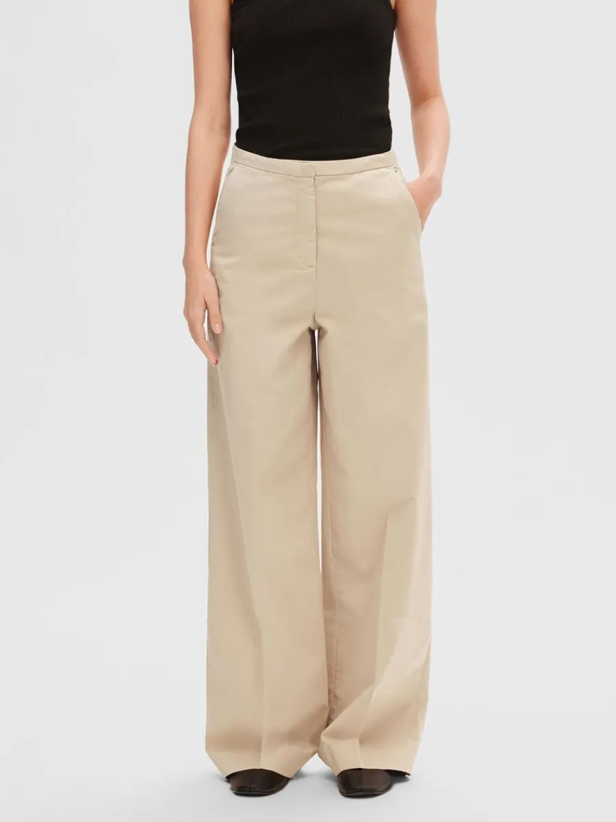 extra_vida_ben_byxor_0.webp SELECTED EXTRA VIDA BEN BYXOR Beige Discount
