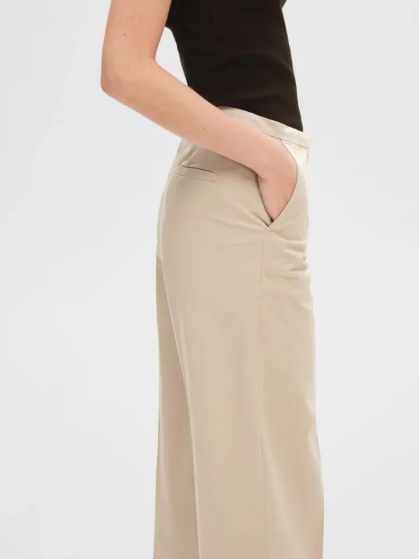 SELECTED EXTRA VIDA BEN BYXOR Beige Discount