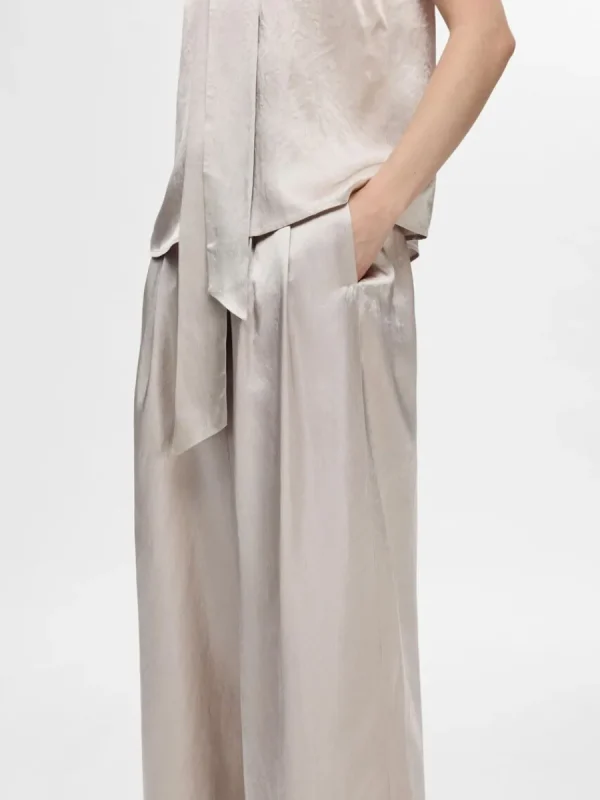 SELECTED EXTRA VIDA SATINBYXOR Silver Best Sale