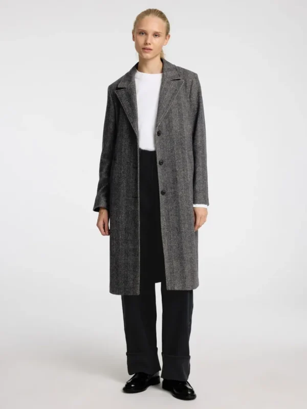 SELECTED FISKBEN LÅNG KAPPA Black Outlet