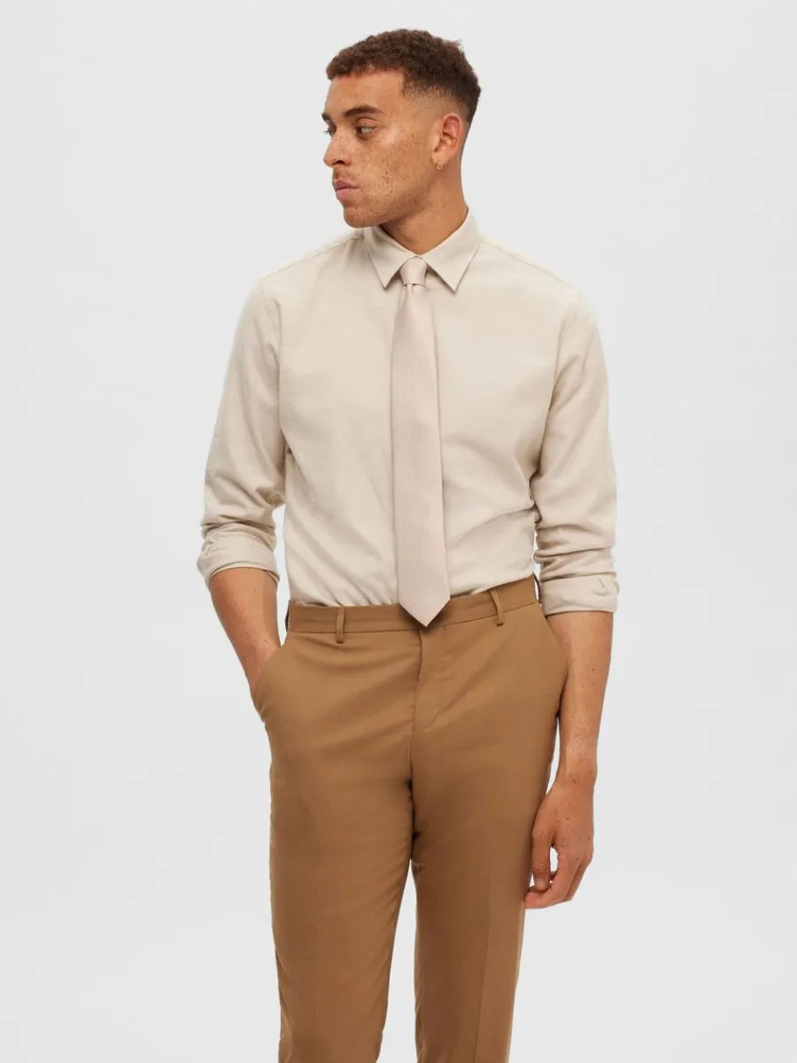flanell_verskjorta_0-3.webp SELECTED FLANELL ÖVERSKJORTA Beige Store