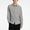 SELECTED FLANELL ÖVERSKJORTA Grey Best
