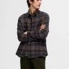 SELECTED FLANELL ÖVERSKJORTA Brown Cheap
