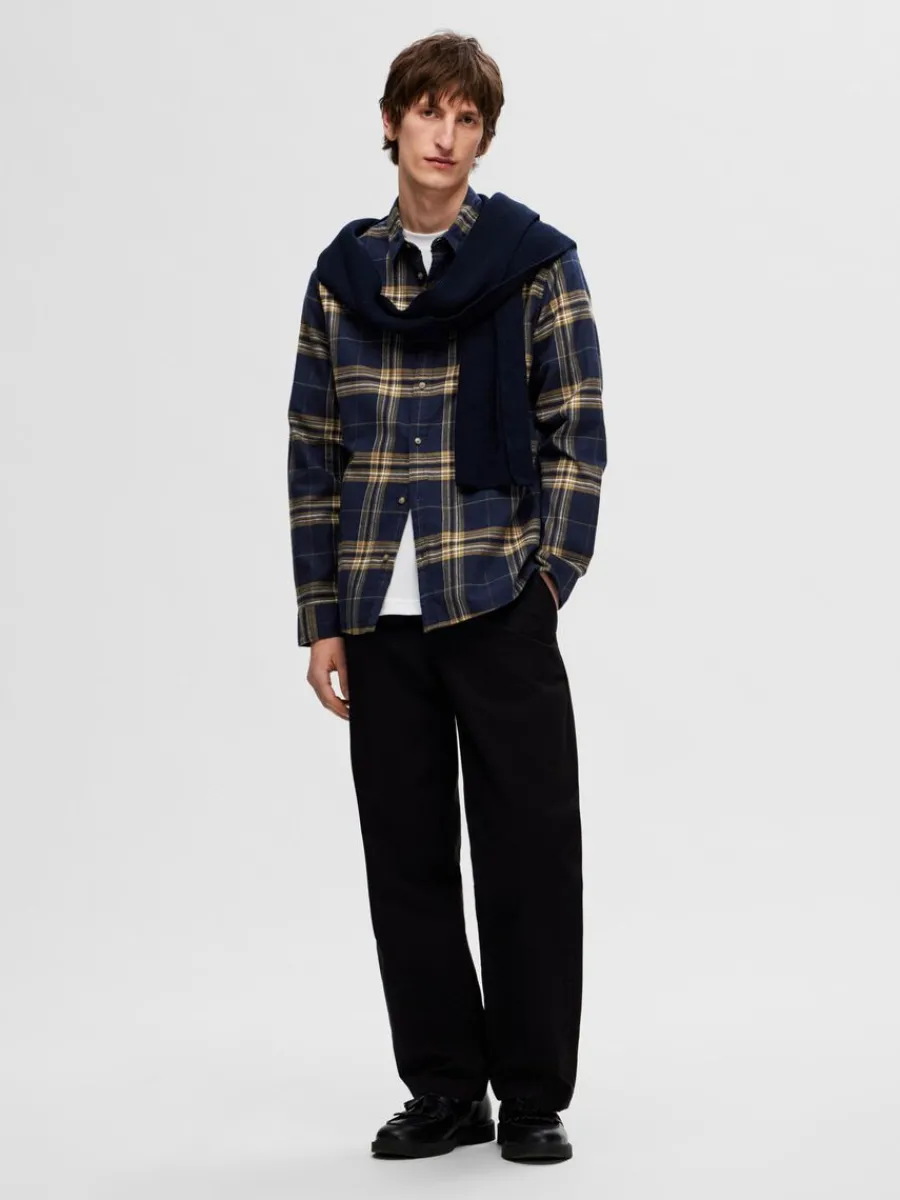 flanell_verskjorta_2-4.webp SELECTED FLANELL ÖVERSKJORTA Blue Cheap