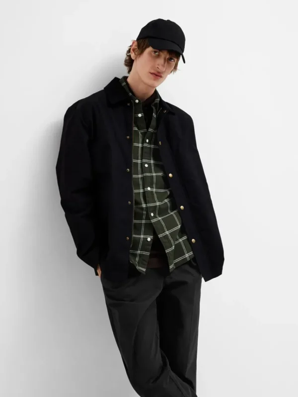 SELECTED FLANELL ÖVERSKJORTA Green Outlet