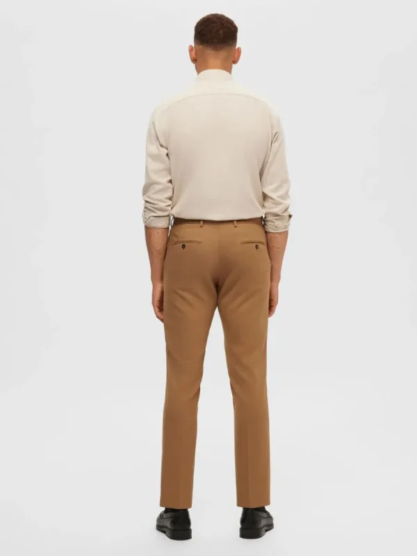 SELECTED FLANELL ÖVERSKJORTA Beige Store