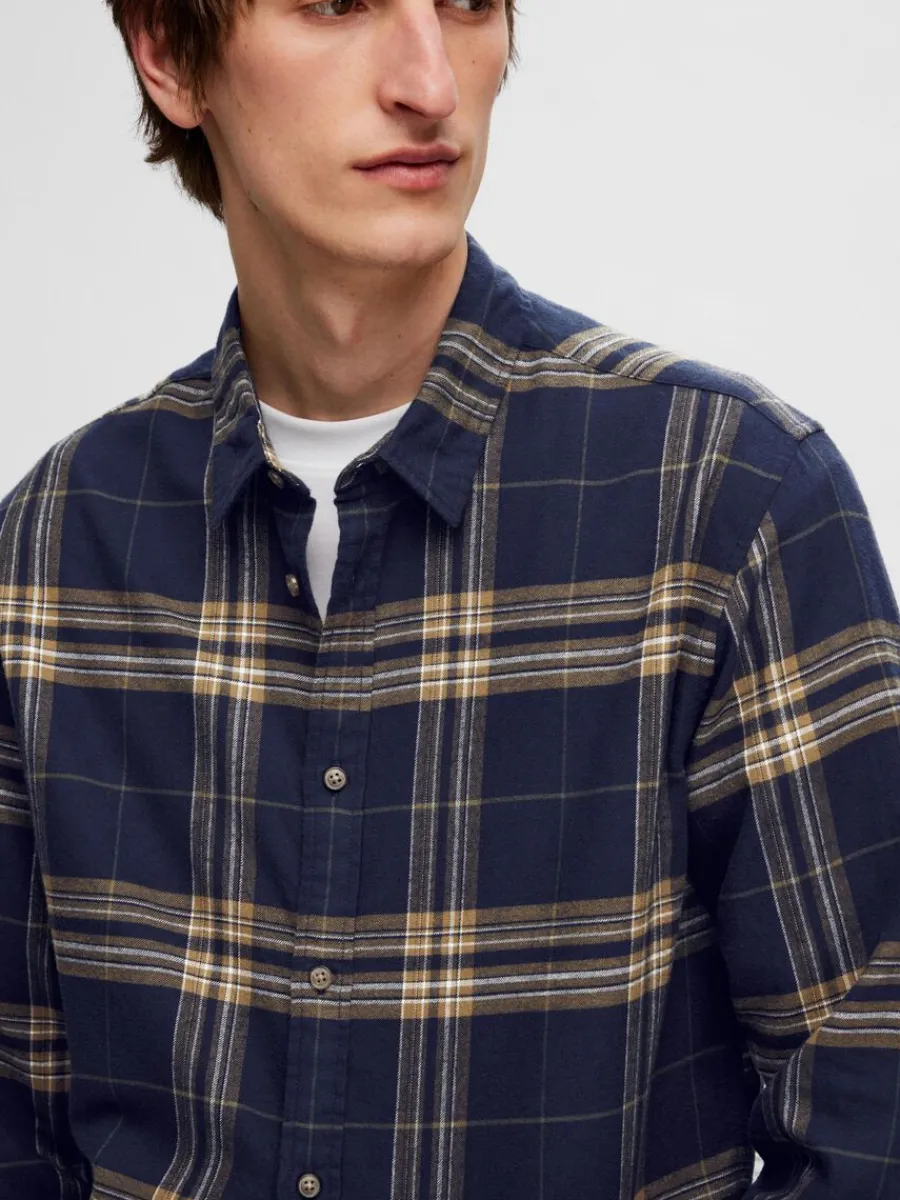 flanell_verskjorta_5-3.webp SELECTED FLANELL ÖVERSKJORTA Blue Cheap